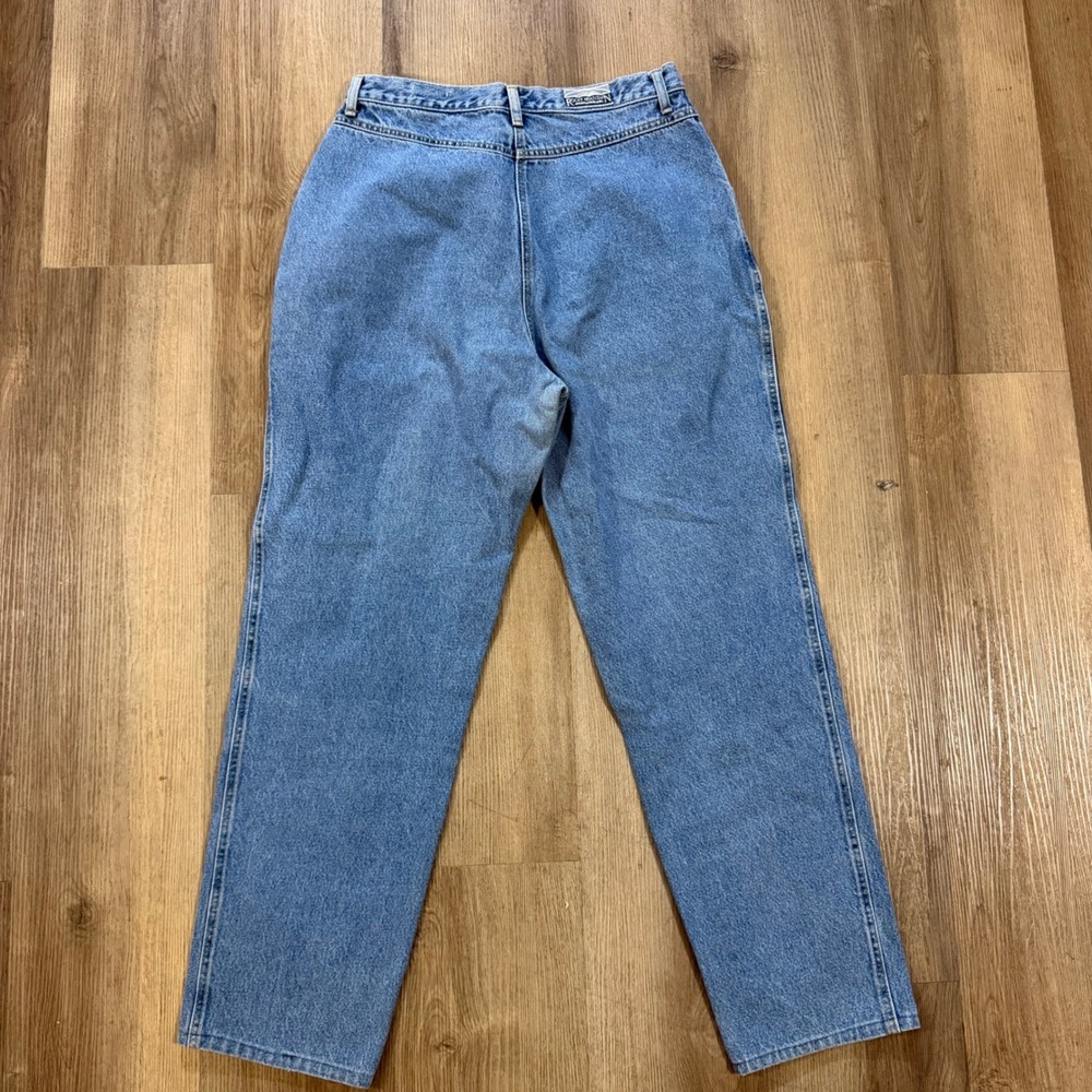 Vintage Rocky Mountain High Waist Western Jeans Medium Wash Size 15/16 USA Made - Picture 3 of 7